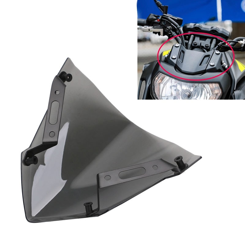     ÷ ߸ MT-07 2018 2019 2020 MT07 FZ07 MT FZ 07  ׼ Pare-Brise Wind deflector